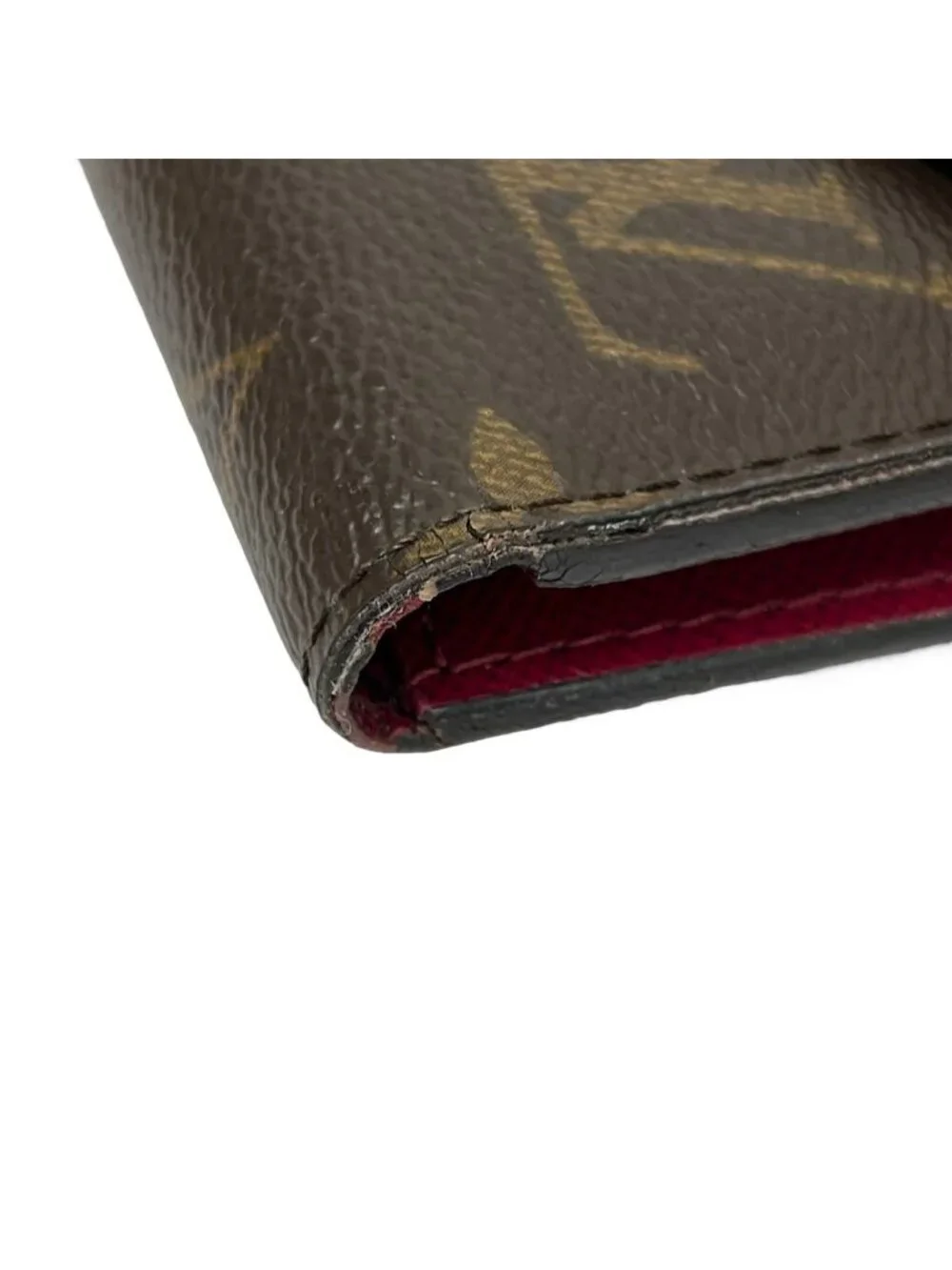 Louis Vuitton Trifold Wallet Monogram Portefeuille Victorine Fuchsia